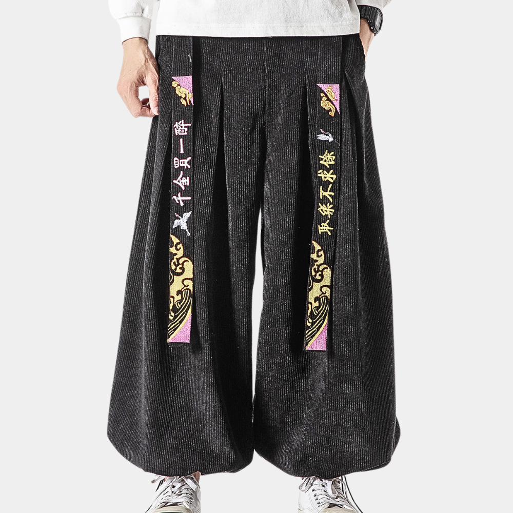 Adrian - Pantalon d'été tendance en velours côtelé pour hommes