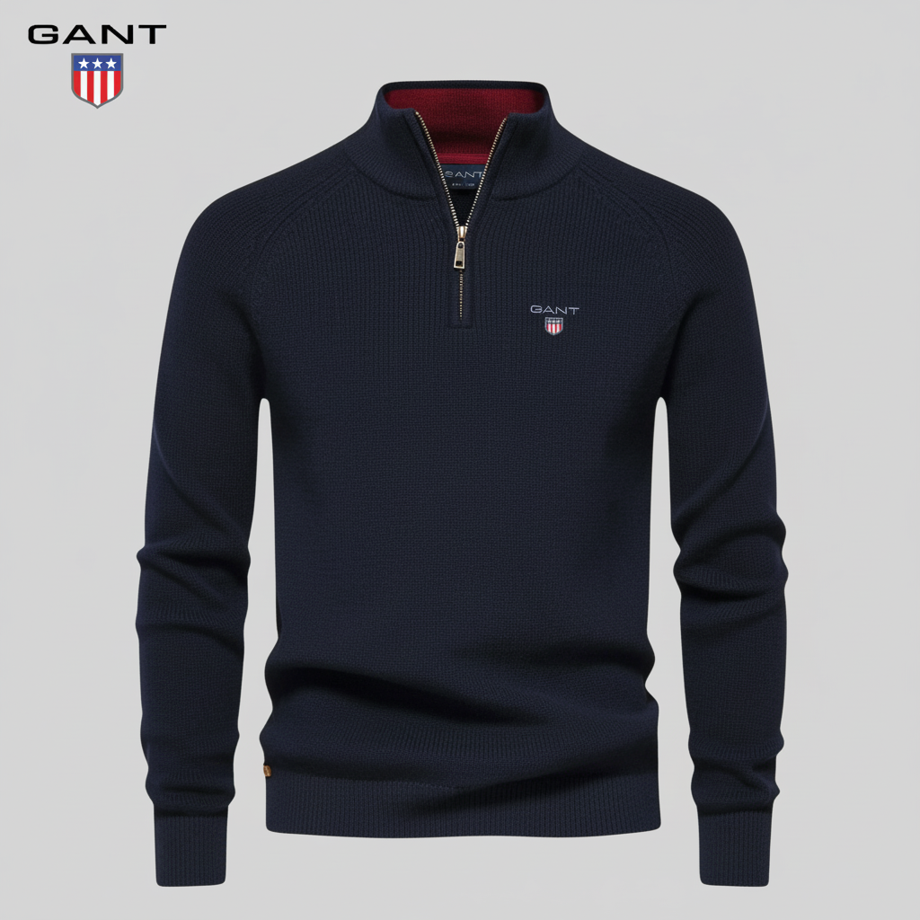 GᎪΝᎢ - Premium trui met ritssluiting
