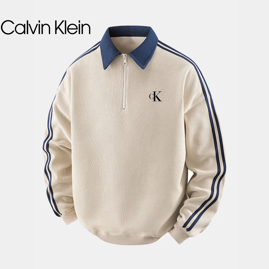 CK™ Contrasterende trui met rits