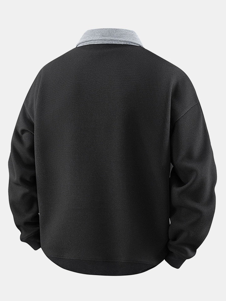 CK™ Contrasterende trui met rits
